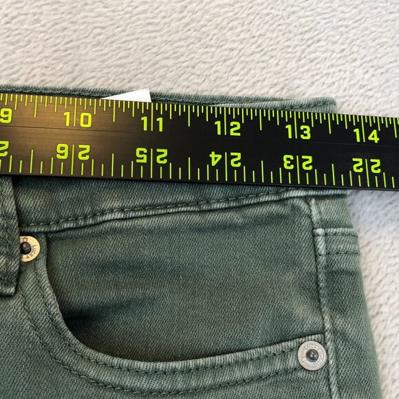Lucky Brand Womens Jeans Size 4/56 Ava Skinny Ankle Frayed Hem Green Casual - Picture 8 of 16